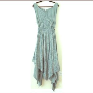 Free People Sleeveless Handkerchief Hem Dress